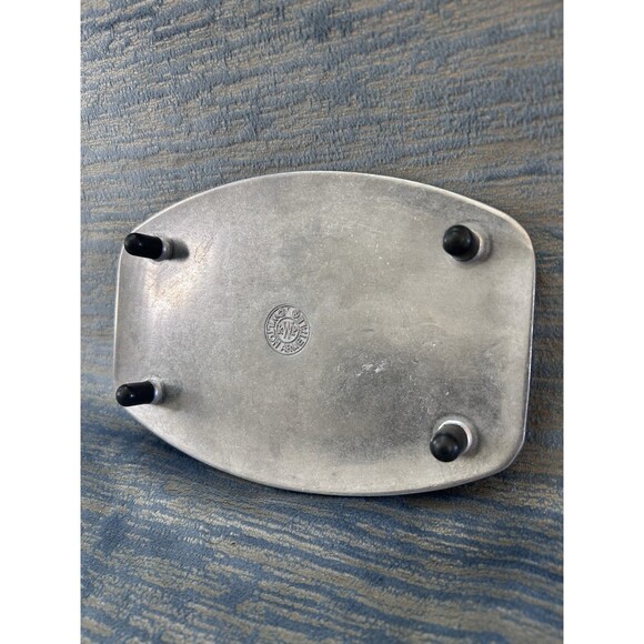 VTG Wilton Armetale Botanica Leaf Pattern Pewter Trivet USA Made Collectible - Picture 6 of 7